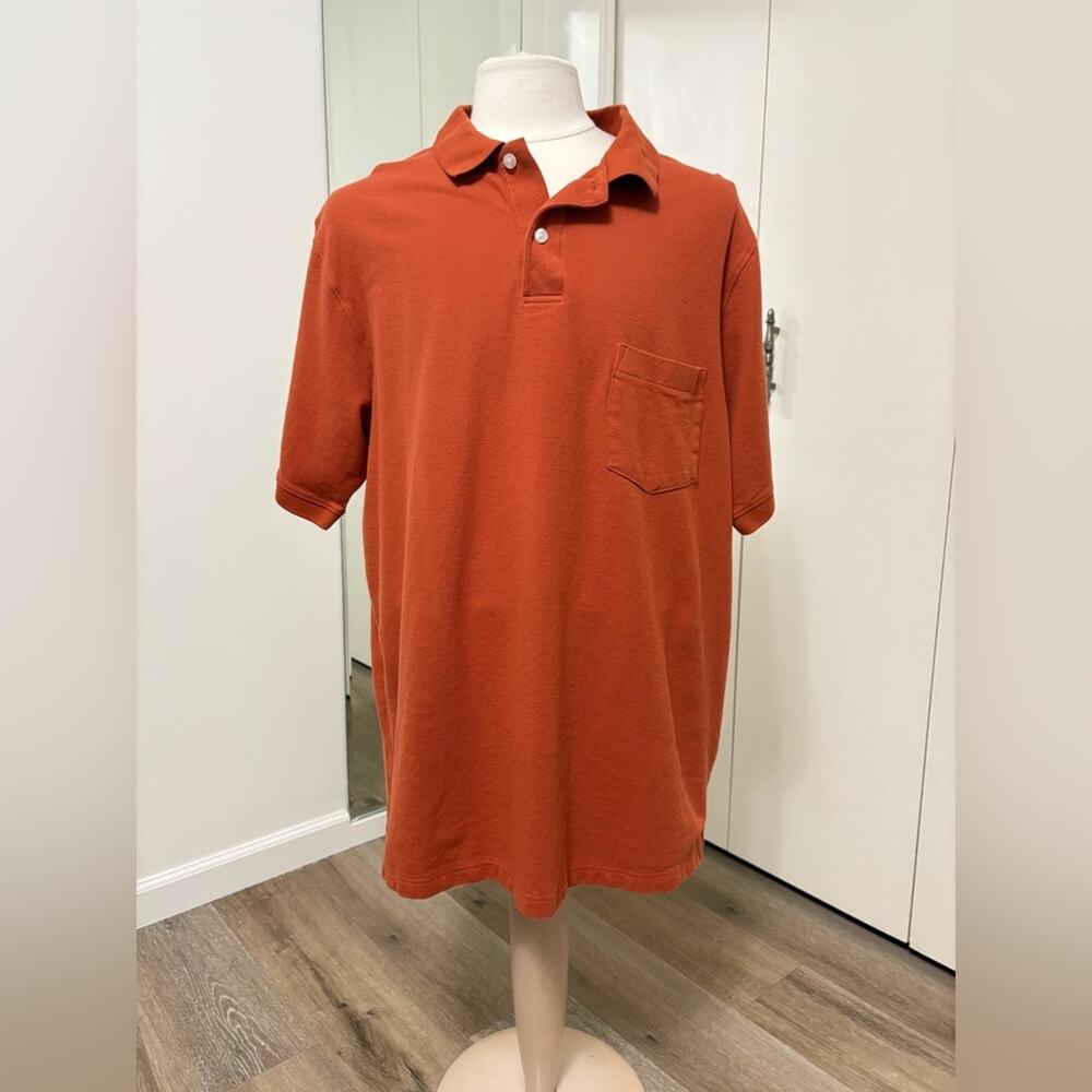 HB Men’s Burnt Orange Polo Shirt 2XLT Big and Tall